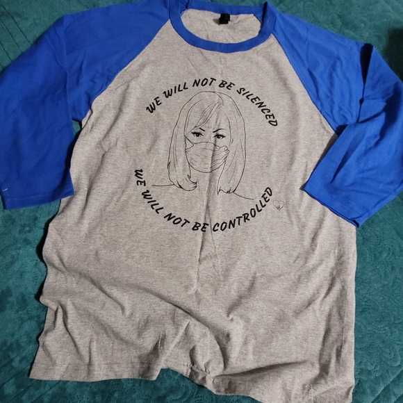 Womans Rights Raglan Medium Unisex, Like New - Picture 2 of 5